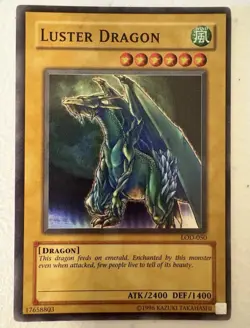 YUGIOH Luster Dragon LOD-050 Super Rare MP - Image 2