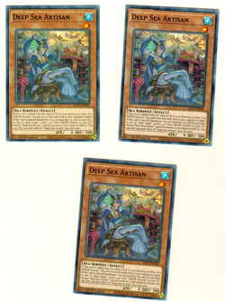 Set Of 3 Deep Sea Artisan Tin Of Ancient Battles 2021 1st Edition Yugioh Card - Image 1