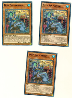 Set Of 3 Deep Sea Artisan Tin Of Ancient Battles 2021 1st Edition Yugioh Card - Image 3