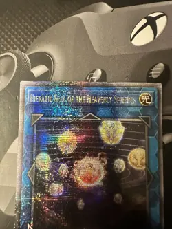 Yugioh Hieratic Seal of the Heavenly Spheres RA02-EN039 Quarter Century 1st NM - Image 3