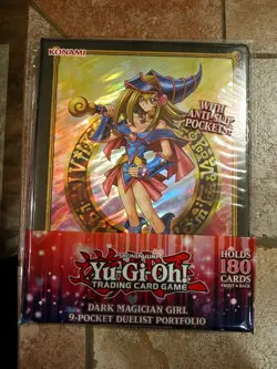 Yugioh Dark Magician Girl 9 Pocket Binder (180 Cards) NEW (Wrap Wear On Plastic) - Image 1