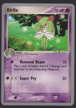 Kirlia World Championship 2004 Pokemon Trading Card TCG - Image 1
