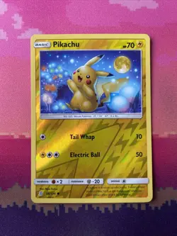 Pokemon Card Pikachu Unified Minds Reverse Holo 56/236 Near Mint - Image 1