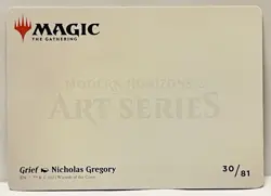 Grief Art Card (Gold-Stamped Signature) - #30-Art Series: Modern Horizons 2 -NM - Image 2