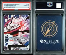 One Piece Card Divine Departure Alternate Art OP13-076 PSA10 Rare - Image 1