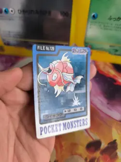 Pokemon Karte Card Magikarp Karpador Carddass Pocket Monsters 1997 japanese VG - Image 3