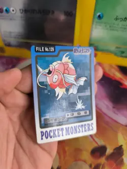 Pokemon Karte Card Magikarp Karpador Carddass Pocket Monsters 1997 japanese VG - Image 4