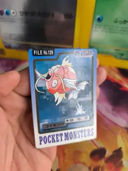Pokemon Karte Card Magikarp Karpador Carddass Pocket Monsters 1997 japanese VG - Image 5