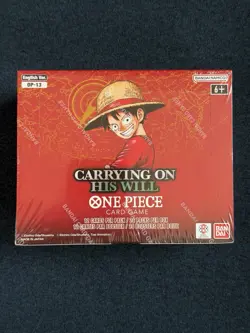 BANDAI ONE PIECE TCG ENG OP-13 CARRYING ON HIS WILL BOOSTER BOX SEALED QTY - Image 1