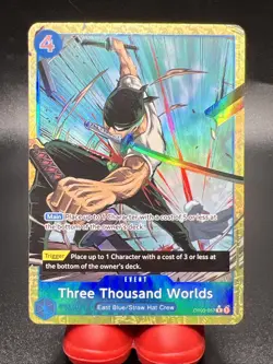 Three Thousand Worlds OP03-057 Alternate Art Event Premium Booster One Piece NM - Image 1