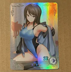 Mika SR Goddess Story NS-5M06-090 Girls Und Panzer Anime Waifu Card - Image 1