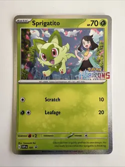 Sprigatito 191 Sv: Scarlet & Violet Promo Cards Holo - Image 1