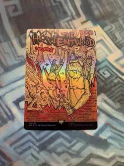 MTG Borderless Poster Foil Hew the Entwood NM- Universes Beyond: LotR - Image 2