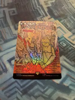 MTG Borderless Poster Foil Hew the Entwood NM- Universes Beyond: LotR - Image 3