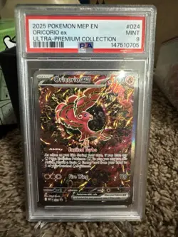 Pokemon TCG Oricorio Ex #024 PSA 9 Mint Ultra Rare Twilight Masquerade - Image 1