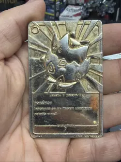 Pokemon TCG Burger King Togepi 23k Gold Plated English Promo - Image 2
