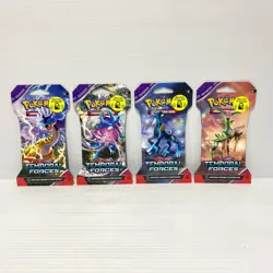 Temporal Forces 4x Sleeved Booster Blister Pack Art Set - Pokemon - Sealed - Image 1