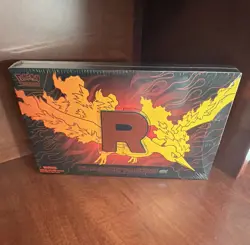 Pokemon TCG Team Rocket's Moltres GX Premium Box Exclusive English - Image 1