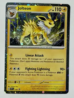 Pokemon TCG - Jolteon - SVP 169 - 2025 S&V: Black Star Promo - Cosmo Holo - Image 2