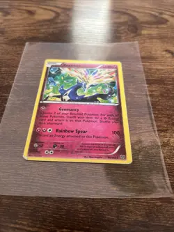 Pokemon Xerneas Cracked Ice Holo Rare Card 96/146 XY Base Set (LIGHTLY PLAYED) - Image 1