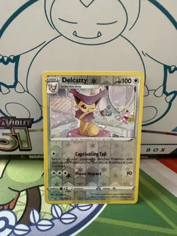 Delcatty 142/189 Rare Darkness Ablaze Pokemon Reverse Holo Near Mint - Image 1