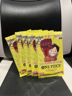 5x One Piece OP07 Booster Pack English Sealed - 500 Years Into the Future - Image 1
