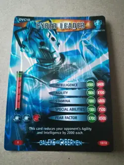 Doctor Who Battles In Time Cyber Leader DVC18 Daleks v Cybermen Rare Card - Image 1