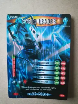 Doctor Who Battles In Time Cyber Leader DVC18 Daleks v Cybermen Rare Card - Image 2