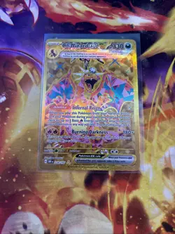 Pokemon TCG Charizard EX Obsidian Flames Ace 9 Card 228/197 - Image 1