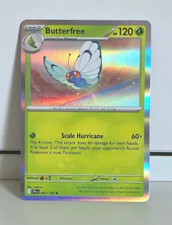 NEW Butterfree 003/159 Journey Together Holo Set Pokemon Card - Image 1