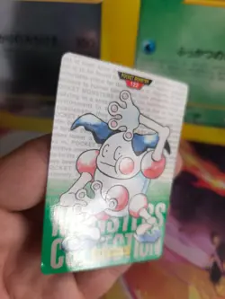 Pokemon Karte Card Mr Mime Pantimos Monsters Collection Green Carddass japan Exc - Image 3