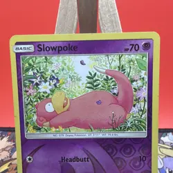 Slowpoke Pokemon TCG 48/145 Reverse Holo Basic Psychic English 70HP - Image 2