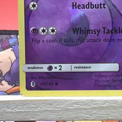 Slowpoke Pokemon TCG 48/145 Reverse Holo Basic Psychic English 70HP - Image 4