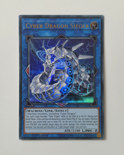 Yu-Gi-Oh! Cyber Dragon Sieger CYHO-EN046 Ultra Rare Foil 1st Ed English 2100 ATK - Image 1