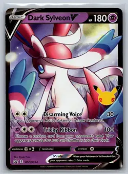Dark Sylveon V SWSH134 Holo Promo Sword & Shield Promo Pokemon Near Mint - Image 1