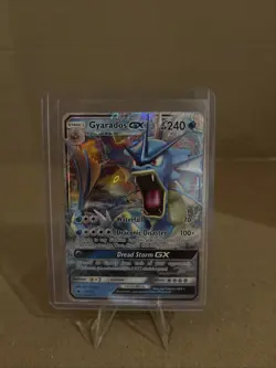 Gyarados GX 18/111 Pokemon Crimson Invasion Ultra Rare Near Mint (NM) 2017 - Image 1