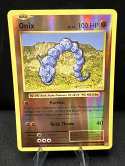 XY Evolutions 61 / 108 Onix Reverse Holo Pokemon Card - Image 1