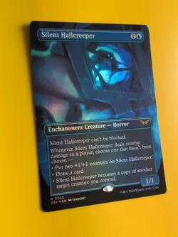 Silent HAllcreeper. FOIL. DSC R0345 Horror Rare Magic the Gathering Card. - Image 3