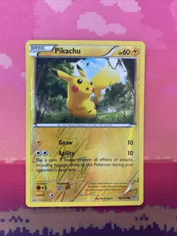Pokemon Card Pikachu Breakthrough Reverse Holo 48/162 Near Mint - Image 1