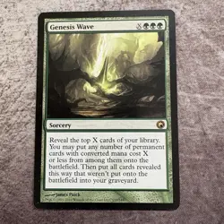 Genesis Wave - Scars of Mirrodin - MTG Magic the Gathering - MP - Image 1