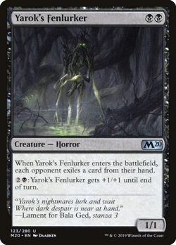 Yarok's Fenlurker (123) Core Set 2020 M20 MTG Magic - Image 1