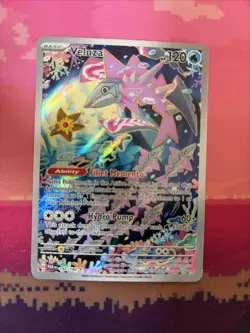 Pokemon Card Veluza Paradox Rift Illustration Rare 192/182 Near Mint - Image 1