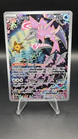Veluza 192/182 — Near Mint — Paradox Rift — Illustration Rare Pokemon Card - Image 1