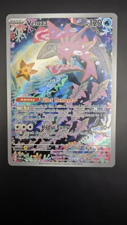 Veluza 192/182 — Near Mint — Paradox Rift — Illustration Rare Pokemon Card - Image 2