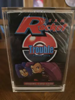 Pokemon Team Rocket Trouble Theme Deck Factory Sealed - Image 1