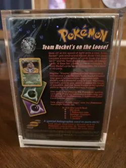 Pokemon Team Rocket Trouble Theme Deck Factory Sealed - Image 2