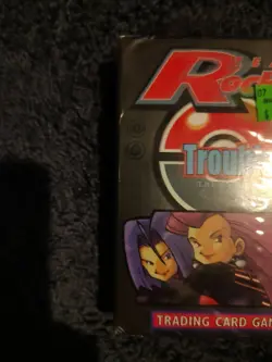 Pokemon Team Rocket Trouble Theme Deck Factory Sealed - Image 3