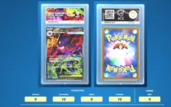 Mega Gengar ex SAR #240 ACE 9 Mint Japanese Mega Dream EX Graded Pokemon Card - Image 4