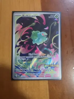 Pokemon TCG Bulbasaur 133/132 Secret Rare Mega Evolution Set – NM/Mint - Image 1