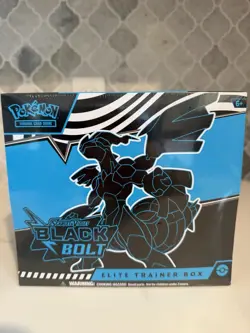 Pokemon TCG Scarlet & Violet Black Bolt Elite Trainer Box ETB New Sealed - Image 1